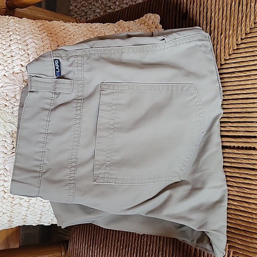 LAPG core cargo pants, tan/putty, size 34x36